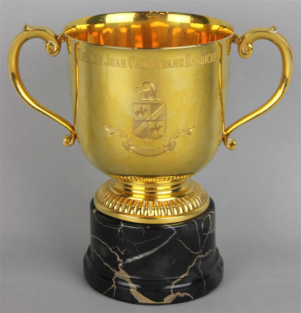 Appraisal: AMERICAN K GOLD TROPHY SHREVE CO SAN FRANCISCO THE SAN