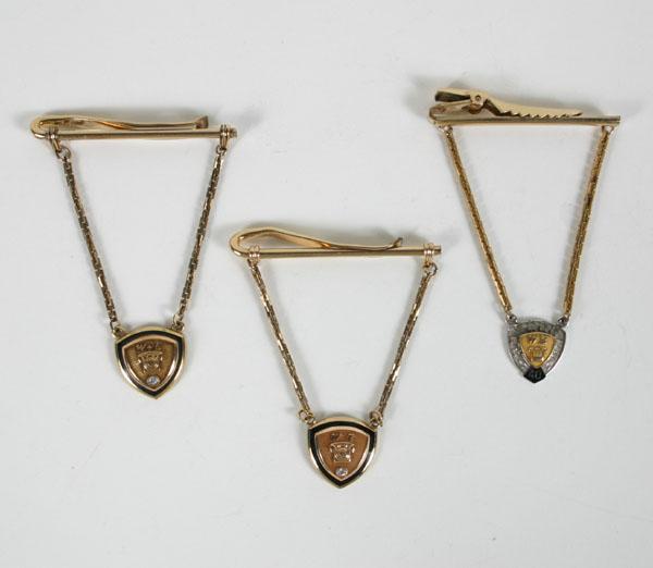 Appraisal: Lot of three vintage Western Electric phone tie clips including