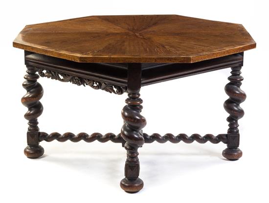 Appraisal: Sale Lot A German Baroque Style Gateleg Table having an