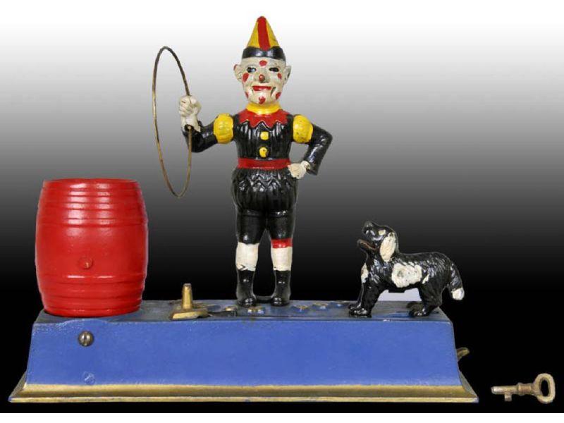 Appraisal: Cast Iron Trick Dog Mechanical Bank Description Manufactured by Hubley