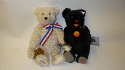 Appraisal: Two Steiff replicas a Blackey Teddy Baby EAN No in