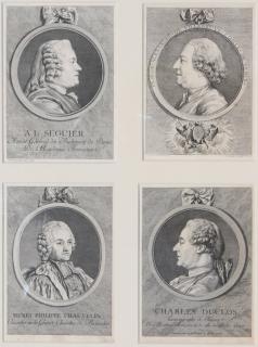 Appraisal: Four Engravings French th c Four Engravings of French Political