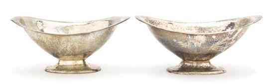 Appraisal: A Pair of American Arts and Crafts Sterling Silver Footed