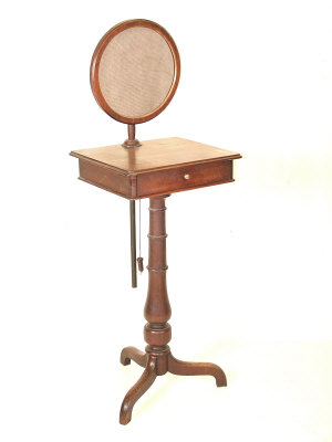 Appraisal: A Heal Son mahogany shaving stand late th century the