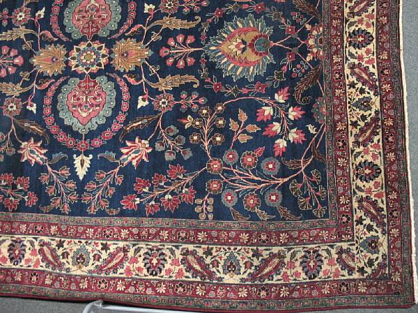 Appraisal: A Tabriz carpet Northwest Persia late th century size approximately