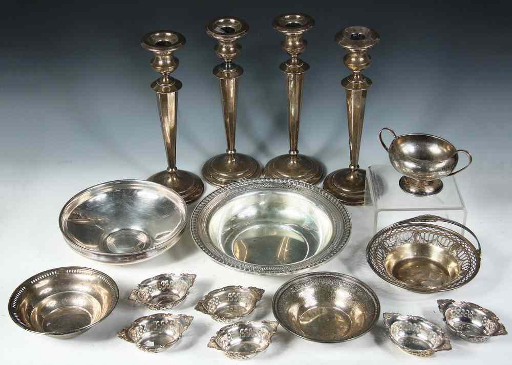 Appraisal: GROUP PCS STERLING - Including '' Tiffany Bowl '' Whiting