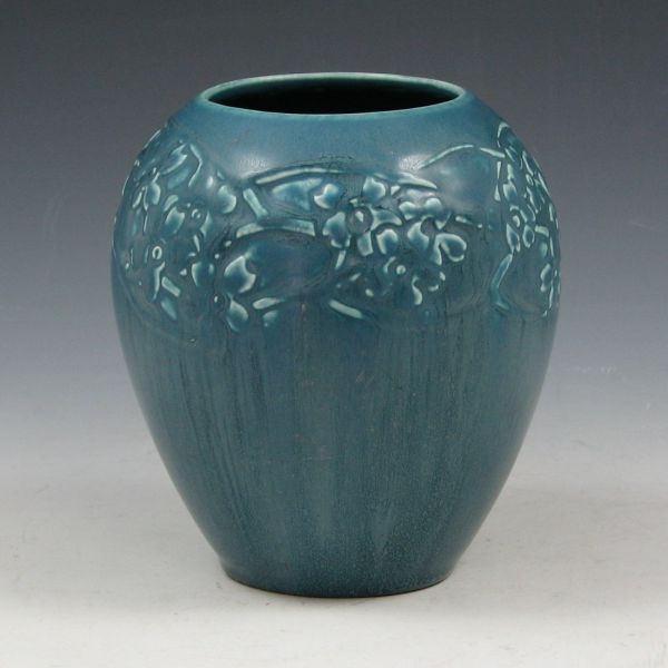 Appraisal: Rookwood vase from with excellent matte blue glaze and floral