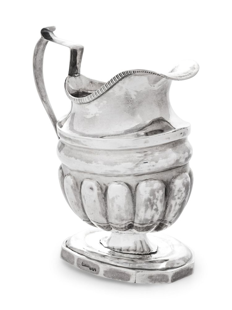 Appraisal: An American Silver Creamer An American Silver Creamer Joseph Lownes