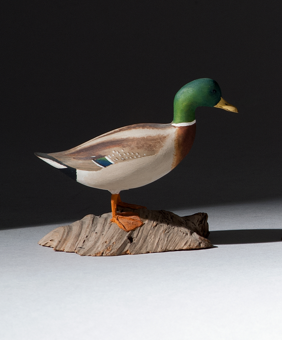 Appraisal: MINIATURE MALLARD DRAKE By Harold Gibbs of Barrington Rhode Island