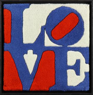 Appraisal: Love Rug Robert Indiana Robert Indiana American b Czech Love