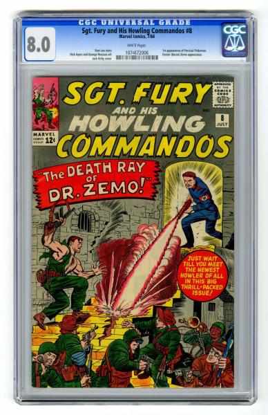 Appraisal: Sgt Fury and His Howling Commandos CGC Click for full