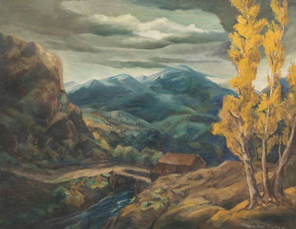 Appraisal: WILLIAM JOSEPH EASTMAN AMERICAN - x The Mountain Pass Oil