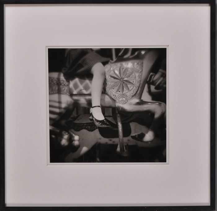 Appraisal: SALLY GALL b CAROUSEL Gelatin silver print x in image