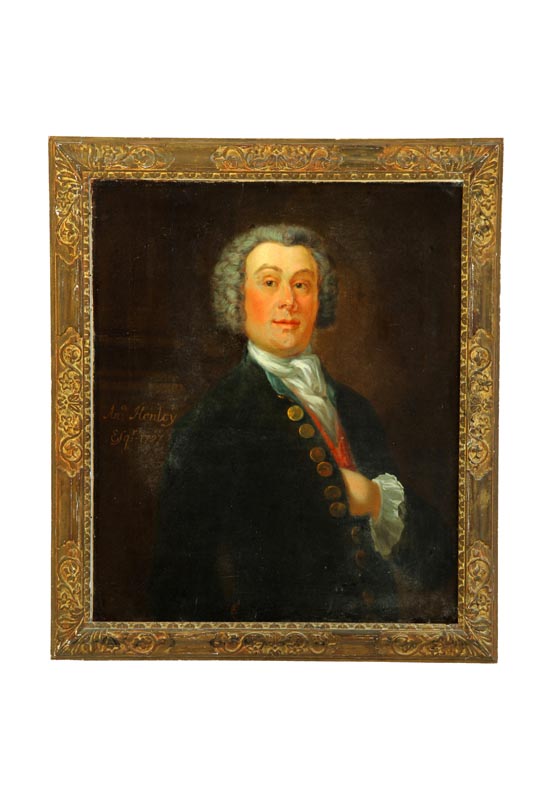 Appraisal: PORTRAIT OF A GENTLEMAN ENGLAND EARLY TH CENTURY Oil on