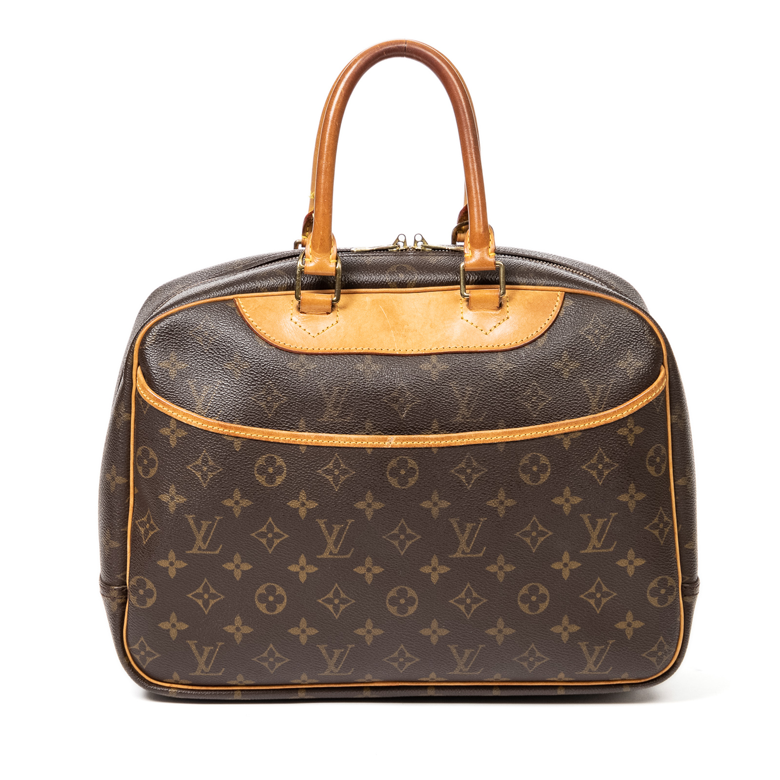 Appraisal: A LOUIS VUITTON MONOGRAM DEAUVILLE A brown and tan Monogram