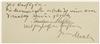 Appraisal: MAHLER GUSTAV Autograph Note Signed Mahler to Dear Director in