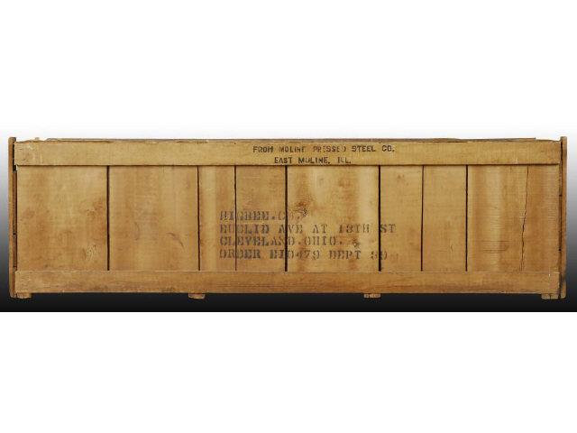 Appraisal: Buddy L Railroad Locomotive Tender Crate Description Circa An original