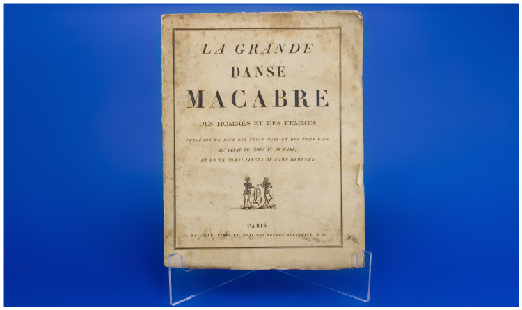 Appraisal: La Grand Danse Macabre Des Hommes Et Des Femmes Paris