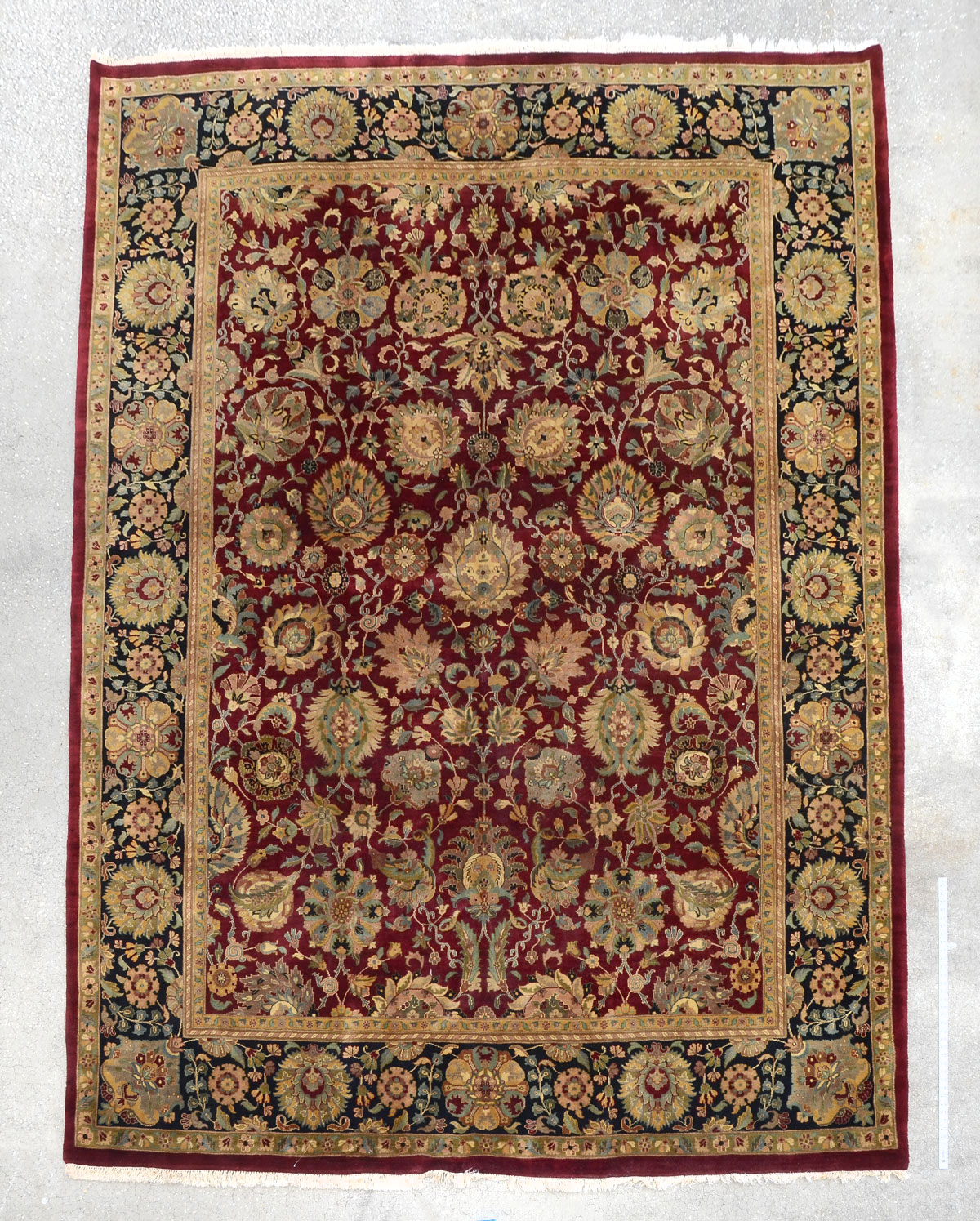 Appraisal: JAIPUR INDIA HAND KNOTTED WOOL RUG ' '' X '