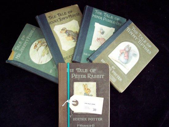 Appraisal: Potter B The Tale of Peter Rabbit and four others