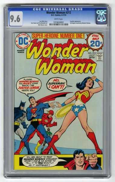 Appraisal: Wonder Woman CGC D C Comics - Click for full