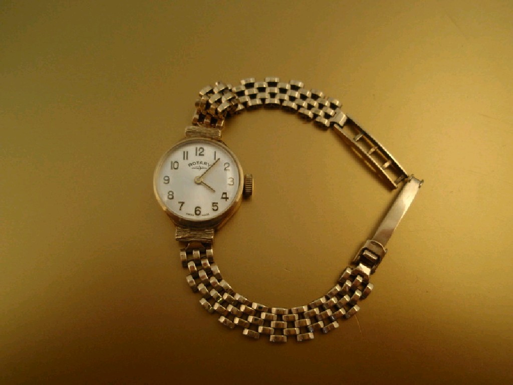 Appraisal: A Rotary ct gold bracelet watch cm