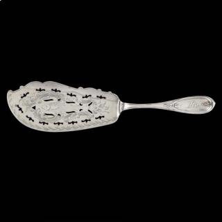 Appraisal: th Century American Sterling Silver Fish Slice retailed by Tiffany