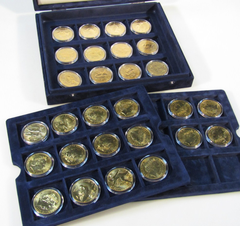 Appraisal: Various collector's coins comprising a cased set of official coins