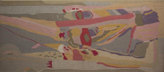 Appraisal: Sale Lot A Contemporary Tapestry Panel having an abstract design