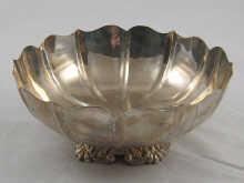 Appraisal: A white metal tests silver Indian bowl approx cm diameter