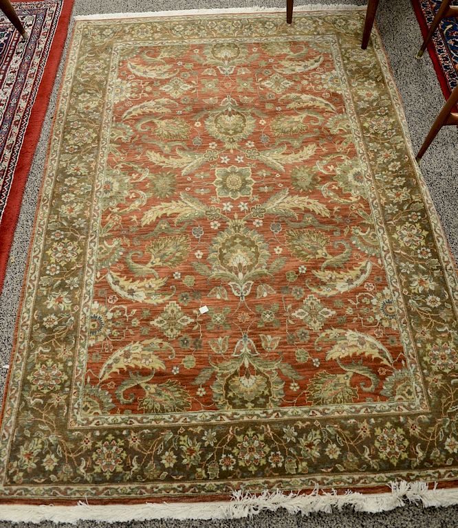 Appraisal: Two Oriental throw rugs ' x ' and ' x