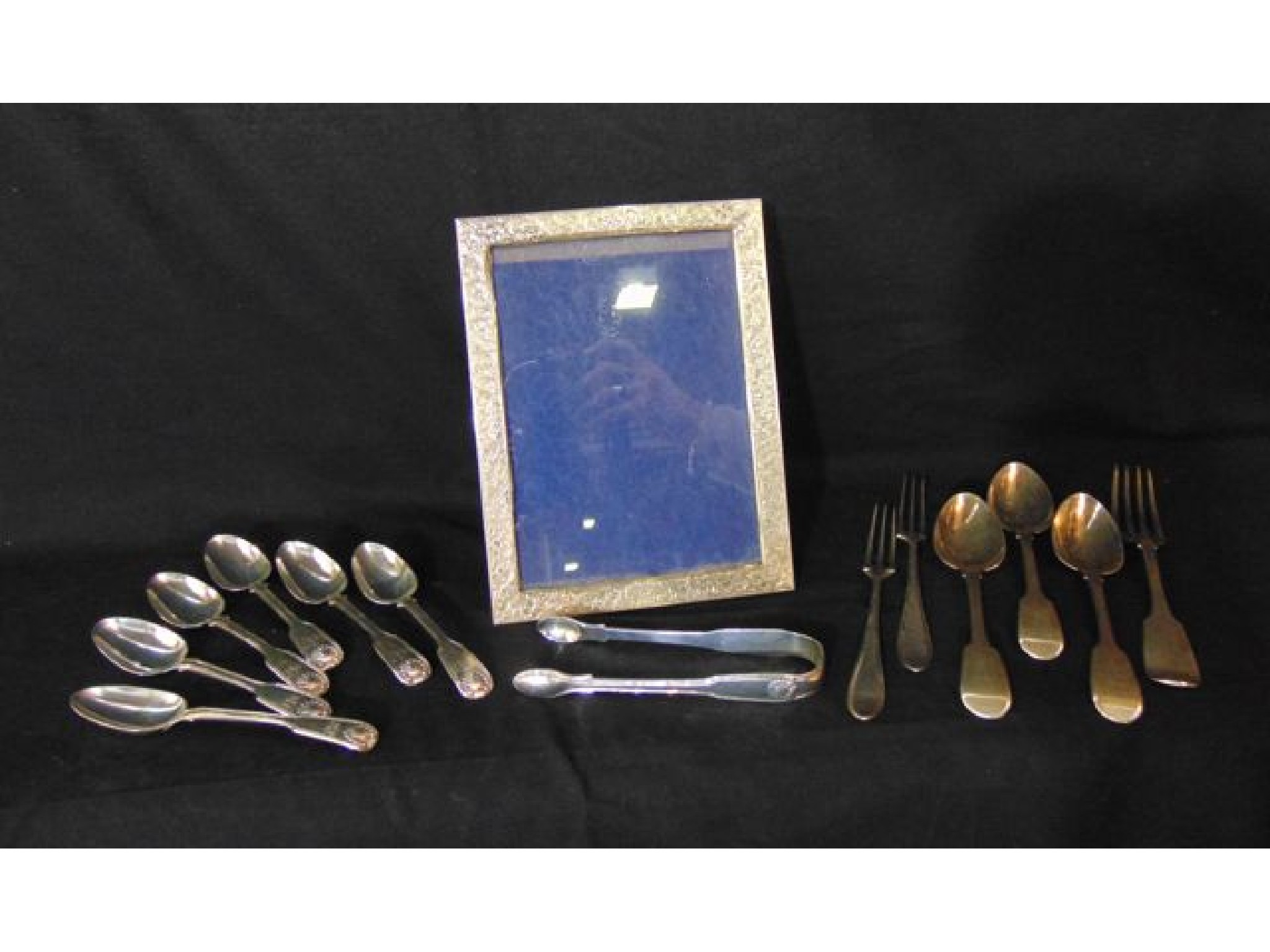 Appraisal: A set of six early Victorian silver Fiddle Shell and