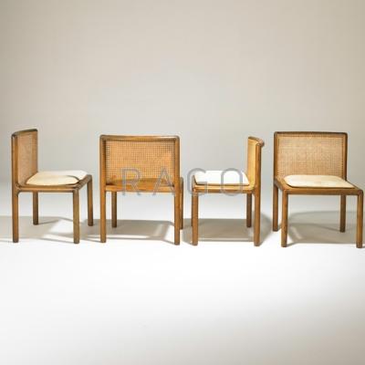 Appraisal: PHILLIP ENFIELD Set of four side chairs New York s