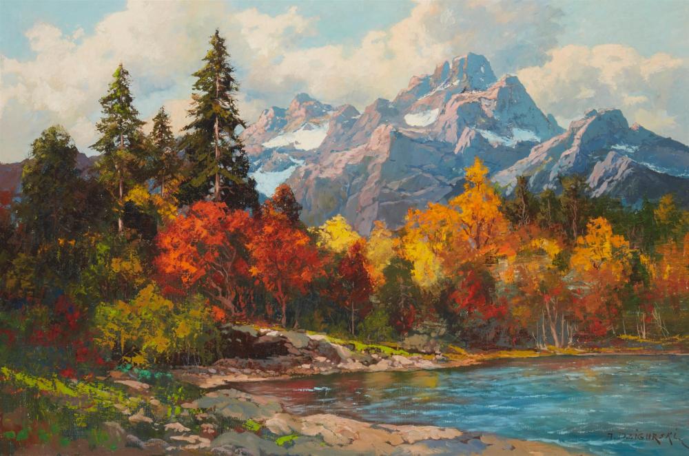 Appraisal: Alexander Dzigurski - Los Angeles CA Glacier Ntl Park Montana