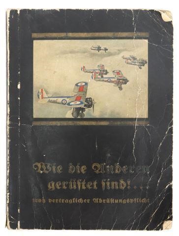 Appraisal: German WWI cigarette sticker book with forward by Adolf Hitler