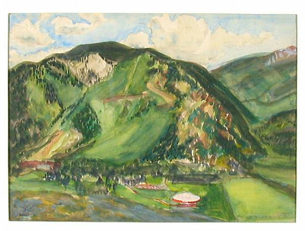 Appraisal: Helen Greene Blumenschein American - Aspen signed and dated 'Helen