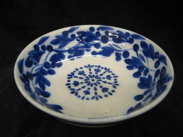 Appraisal: th Century Blue Decorated Ironstone Bowl diameter