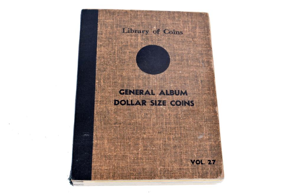 Appraisal: ALBUM OF TWENTY-SIX LIBERTY SILVER DOLLARSVarious years dating from -