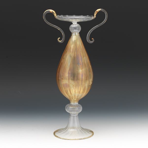 Appraisal: DELICATE MURANO GLASS VESSEL CA EARLY TH CENTURY x x