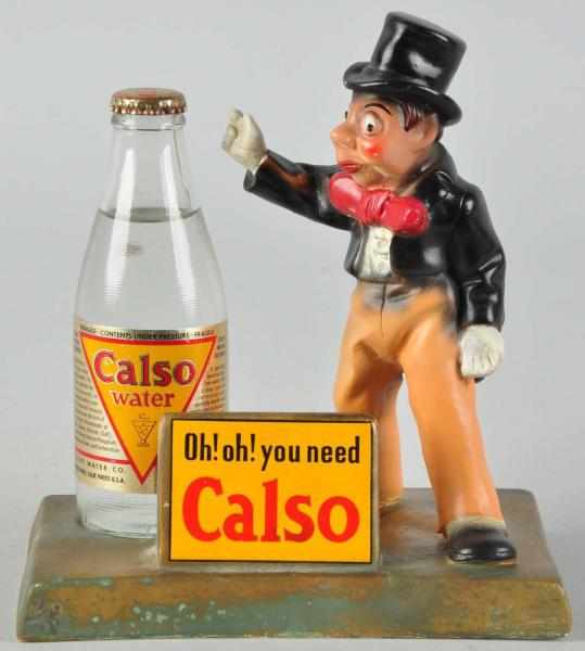 Appraisal: Plaster Calso Soda Water s Includes newer bottle Condition Excellent