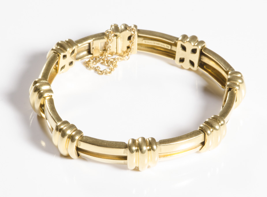 Appraisal: TIFFANY COMPANY EIGHTEEN KARAT GOLD BRACELET measuring inches in length