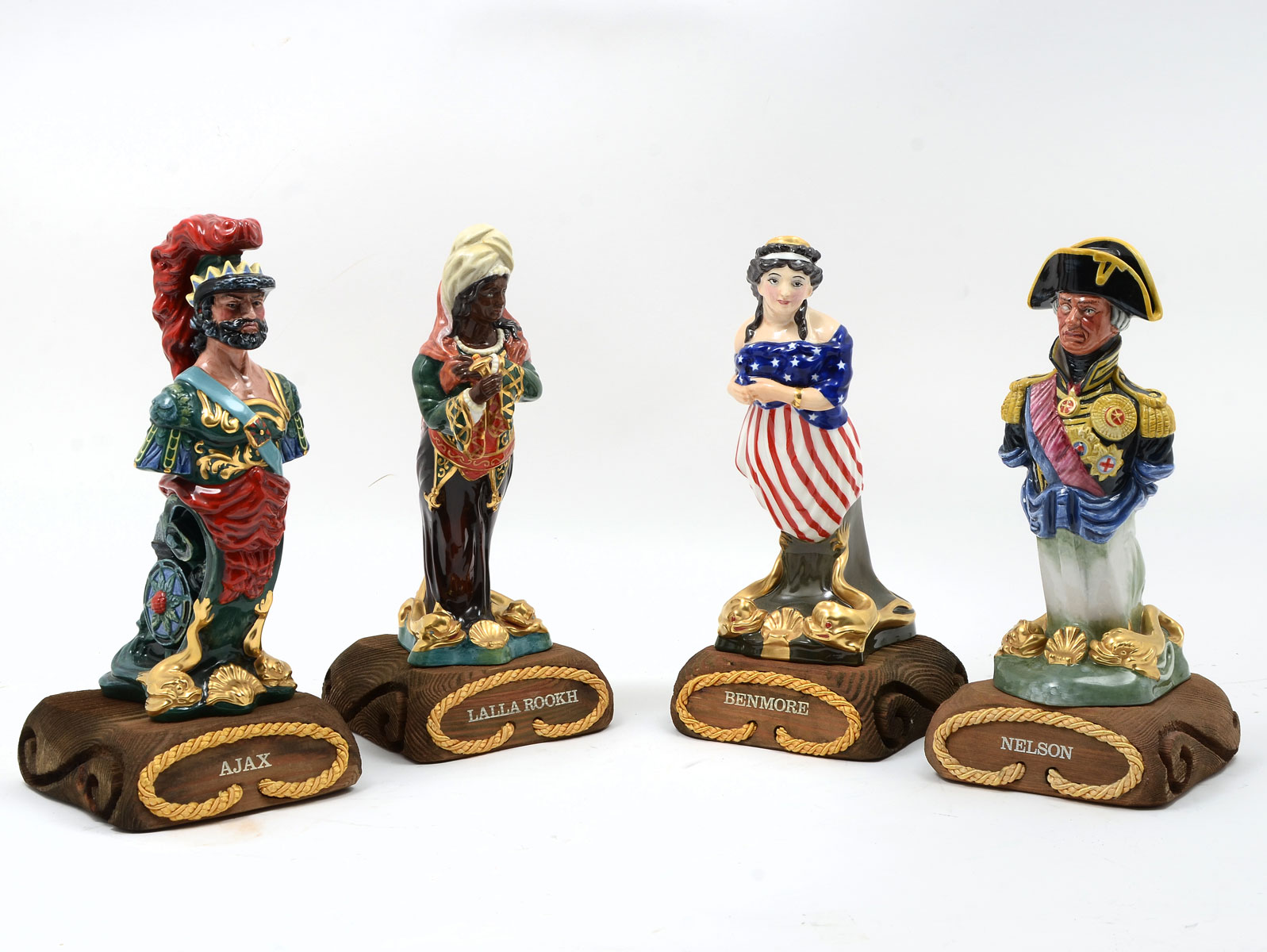 Appraisal: -PIECE ROYAL DOULTON SHIP'S FIGUREHEADS COLLECTION Comprising - HMS ''Ajax''