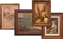 Appraisal: Fourth Grouping of Miscellaneous Decorative Works This grouping of miscellaneous