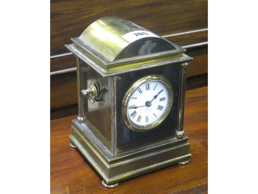 Appraisal: Brass cased carriage clock