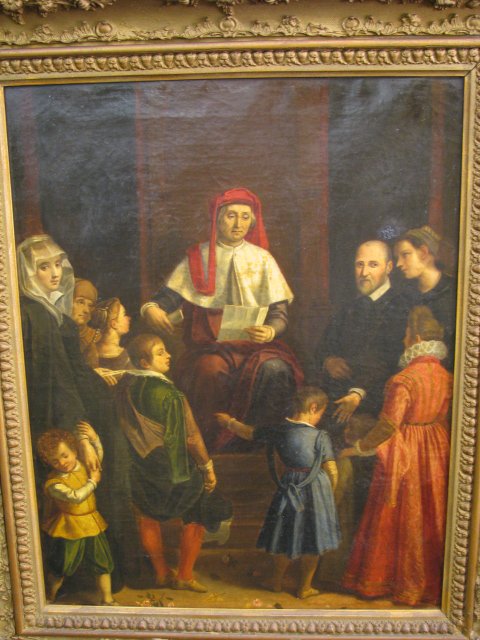 Appraisal: Early th century old master oil on canvas painting no