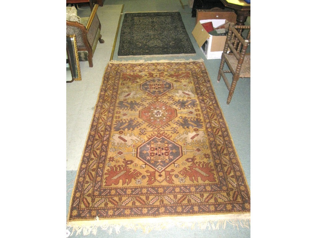 Appraisal: Lot comprising two Eastern rugs