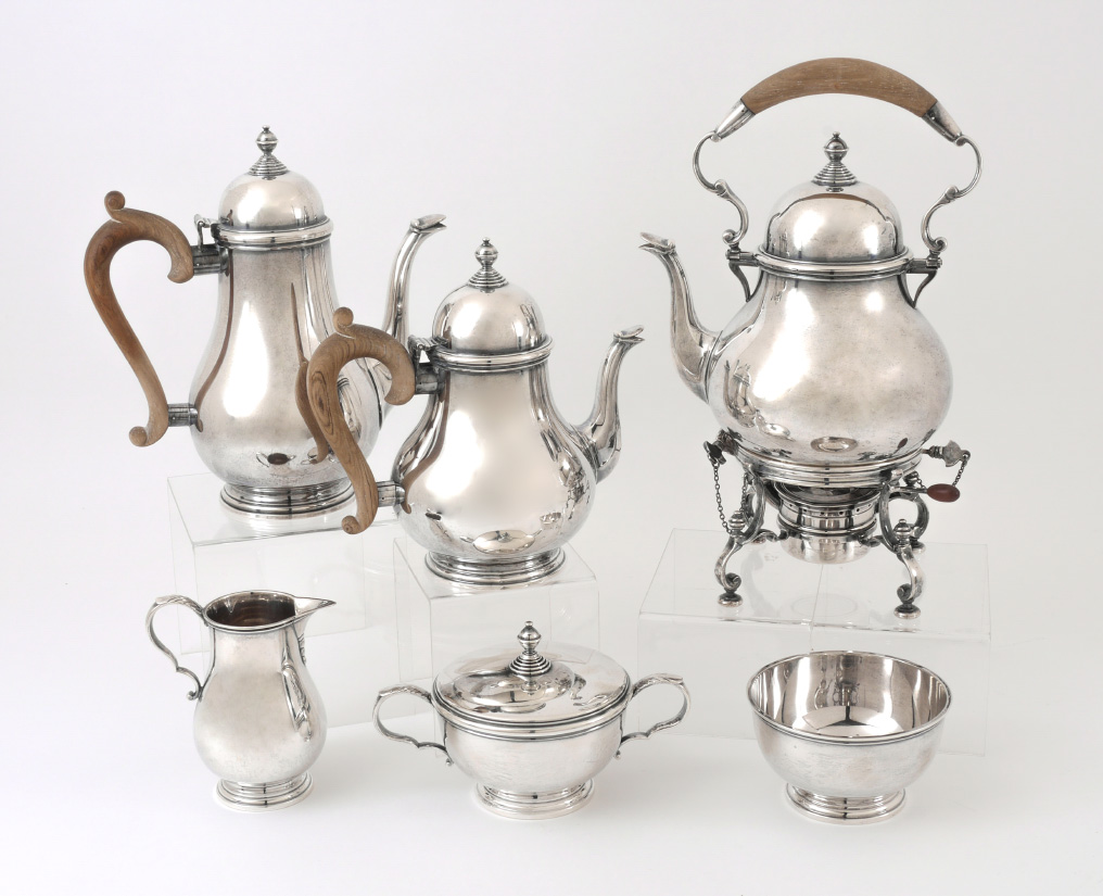 Appraisal: PIECE GORHAM STERLING TEA SERVICE With date codes from and