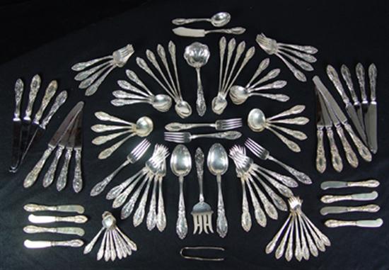 Appraisal: Towle Sterling Flatware King Richard pattern most with S monogram