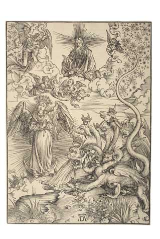 Appraisal: ALBRECHT D RER The Apocalyptic Woman Woodcut circa - x