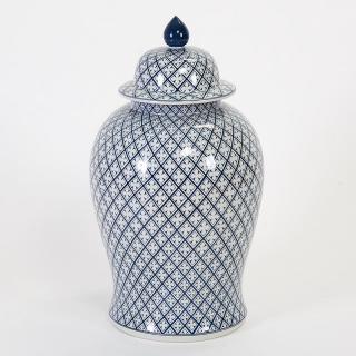 Appraisal: Palace size blue and white porcelain ginger jar Palace size